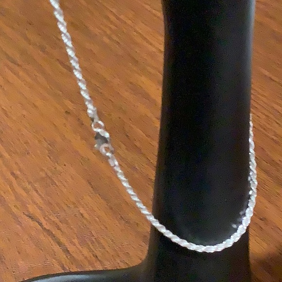 925 Sterling Rope Chain - Picture 2 of 2